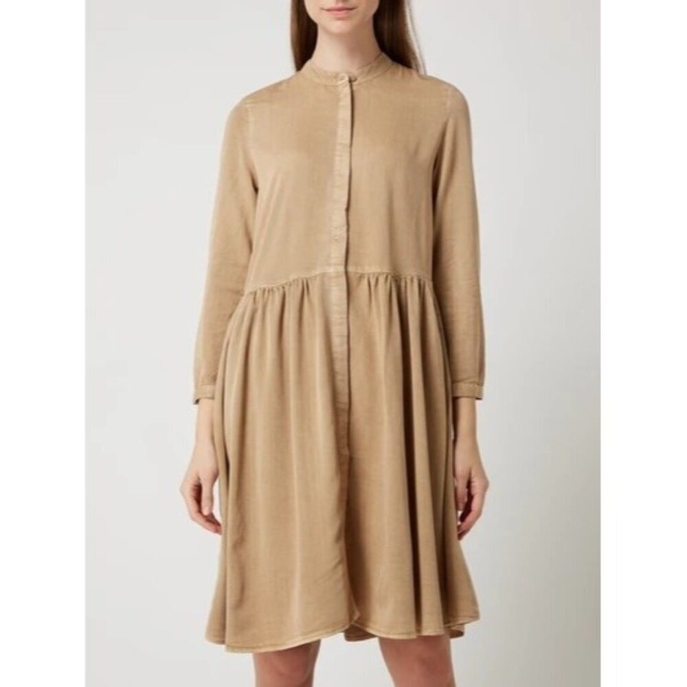 NWT Jake*s Casual Shirt Dress Camel size M